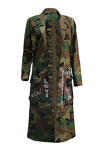 Load image into Gallery viewer, Camo Letter Print Coat
