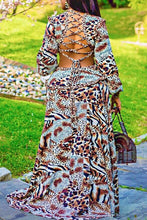 Load image into Gallery viewer, Bohemian Leopard Print Dress
