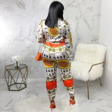Load image into Gallery viewer, Long Sleeve Print Jumpsuit
