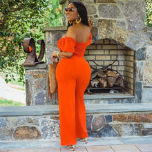 Load image into Gallery viewer, Off Shoulder One Piece Jumpsuit
