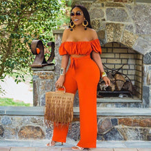 Load image into Gallery viewer, Off Shoulder One Piece Jumpsuit

