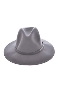 Fedora With Belt Buckle Detail