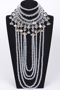 Very Elegant Pearl Bead Necklace