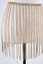 Load image into Gallery viewer, Rhinestone skirt belt
