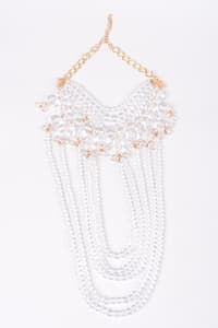 Very Elegant Pearl Bead Necklace